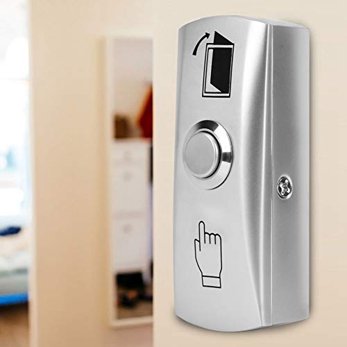 Dioche Door Exit Push Release Button Switch for Access Control, Door Access Control System Exit Button Door Push Release Switch (AD-01A)