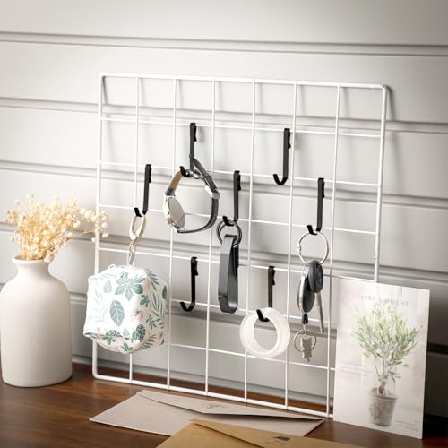 Lyrow 40 Pcs Stainless Steel J Hook, Wire Shelving, Hanging Hooks, Black - color: Black