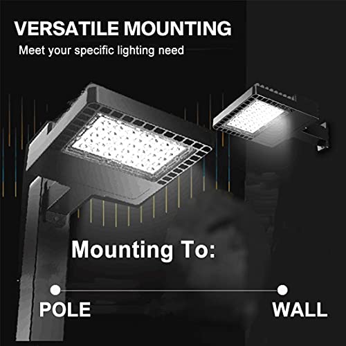 ledmo 150W LED Parking Lot Light Dusk to Dawn Outdoor Lighting 3 Pack - size: 200W/3 Pack