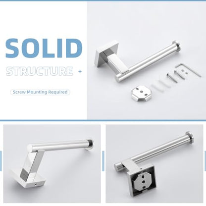 Suyar Polished Chrome Toilet Paper Holder, Bathroom Tissue Roll Holder - color: Polished Chrome
