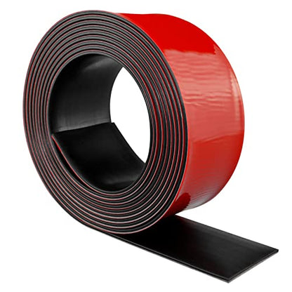 LSGCQ Neoprene Rubber Strips with Adhesive Backing Rubber Sheets - size: 2” Wide x 1/5" Thick x 10' Long