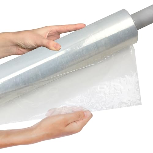 Stretch Film/Wrap, 20" x 1000' 80G With Handle 1 Pack - size: Large Wrap 20" x 1000' 80G With Handle 1 pack
