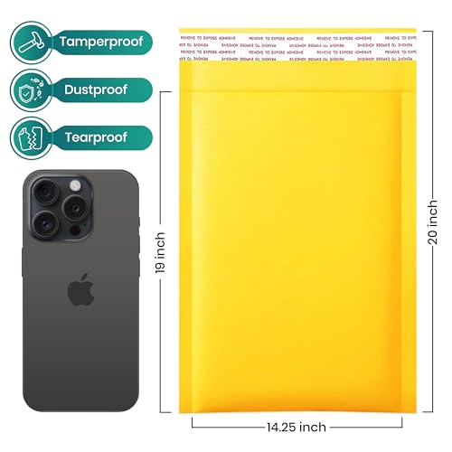 Levex - #7 14.25" x 20" [10 Pack) Kraft Bubble Mailers, Padded Envelope Mailers, Packing Envelope & Mailing Bags for Shipping - size: #7 (14.25" x 20")