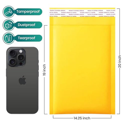 Levex - #7 14.25" x 20" [10 Pack) Kraft Bubble Mailers, Padded Envelope Mailers, Packing Envelope & Mailing Bags for Shipping - size: #7 (14.25" x 20")