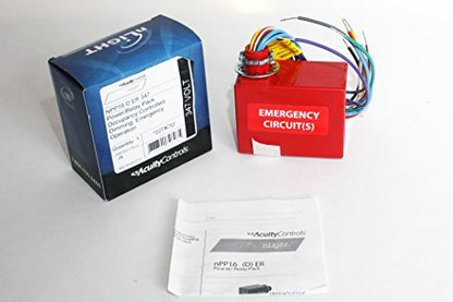 NPP16 D ER 347 nLight Power/Relay Pack, Occupancy Controller, Dimming, Emergency Operation, 347VAC