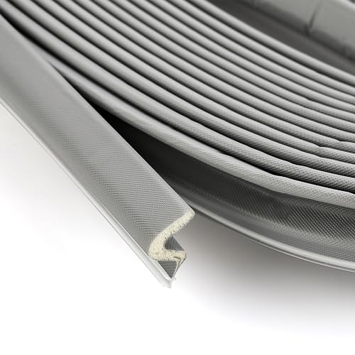 Ravinte Weather Stripping Door Seal, Q-Shaped Kerf Foam Strip, 3 FT, Grey - color: Gray, size: 3 Feet
