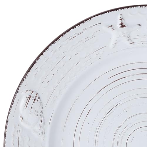 Pfaltzgraff Trellis Coastal 16-Piece Dinnerware Set, Service For 4, White - color: Coastal White