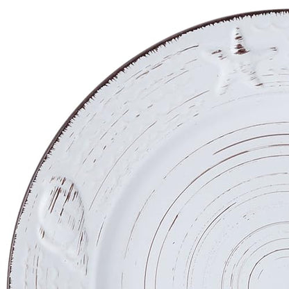 Pfaltzgraff Trellis Coastal 16-Piece Dinnerware Set, Service For 4, White - color: Coastal White