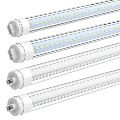 JESLED 360 Degree T8 T10 T12 2ft 20w LED Tubes, R17D/HO Base, 4-Pack - size: 2 Feet