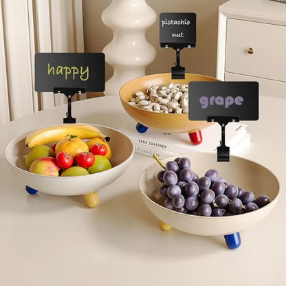 20 Pack Food Labels for Party Buffet, Double Sided Display Clips Rotating Reuse Mini Chalkboard Signs with Clip, Small Sign Holder for Retail Display, Business, Office, Exhibition (Black) - color: 20 Pack