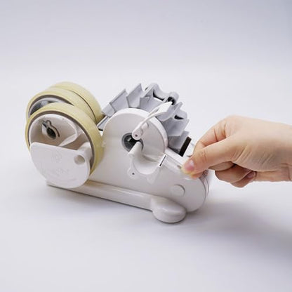 MoTEX Tape Dispenser with 3 Rolls Transparent Tape, Compatible 1 & 3 Inch Core (Black) - color: Black With Tapes