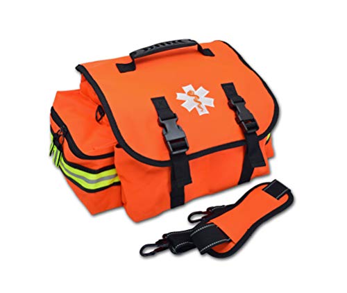 Lightning X Small Medic First Responder EMT Trauma Bag Stocked First Aid Trauma Fill Kit A - color: Fluorescent Orange