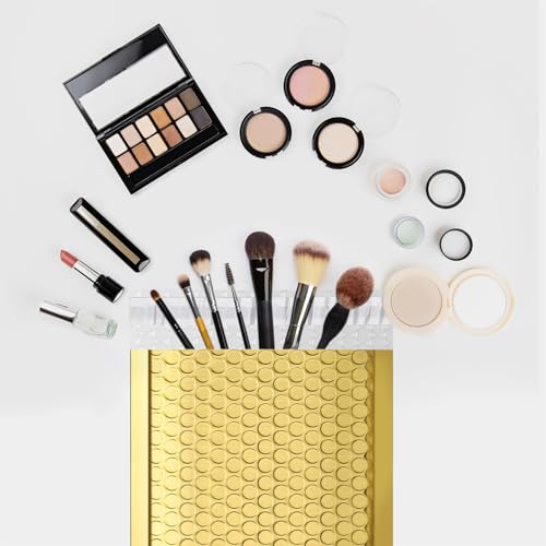 Fuxury Gold Bubble Mailers 6x10" 300 Pack, Thick Metallic Bubble Envelopes - color: Gold, size: 6x10" 300PC
