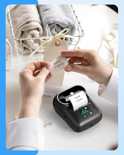 Phomemo M110 Labels- 370 Pcs for M110/M100/M220/M221/M108/M250/M260 Label Printer, 0.98" X 0.59"(25x15mm), Small Address Label,Home, Office - size: 0.98" x 0.59"