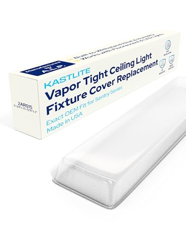 KASTLITE Vapor Tight Fixture Lens Cover Replacement, 2ARS15, 4-Pack - size: ALP-2ARS15