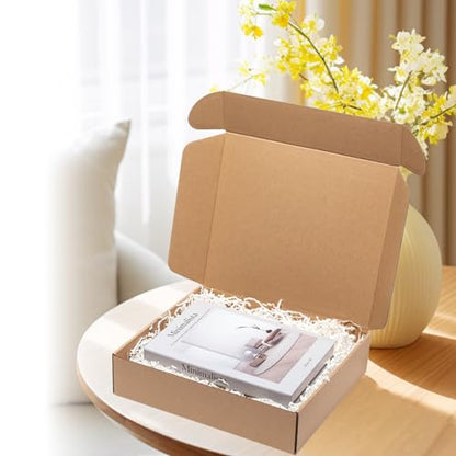 Wowxyz Brown Shipping Boxes 13x11x3" 25 Pack Corrugated Cardboard Mailers - size: 13x11x3"