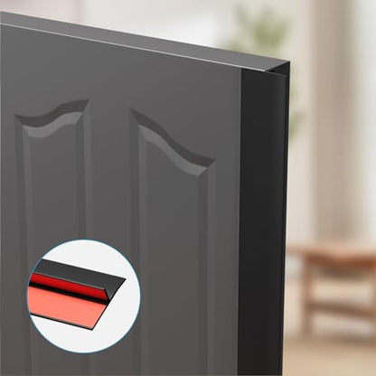 Elvone T-Shaped Weather Stripping Seal, Black Silicone, 1.97 in x 20 ft - color: Black, size: 20FTX1.97IN
