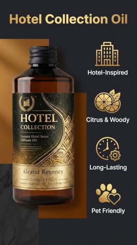 Hotel Diffuser Oil Ritz-C Hotel - Inspired Scent - Large 200 ml - size: 6.8 Fl Oz (Pack of 1)