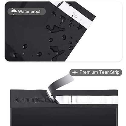 Fuxury Large Poly Mailers 19x24" 2000 Pcs,Shipping Bags for Clothes,Black - color: Black, size: 19x24" 2000pcs
