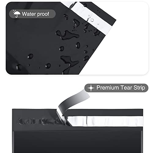Fuxury Large Poly Mailers 24x24" 900Pcs,Shipping Bags for Clothes,Black - color: Black, size: 24x24" 900pcs