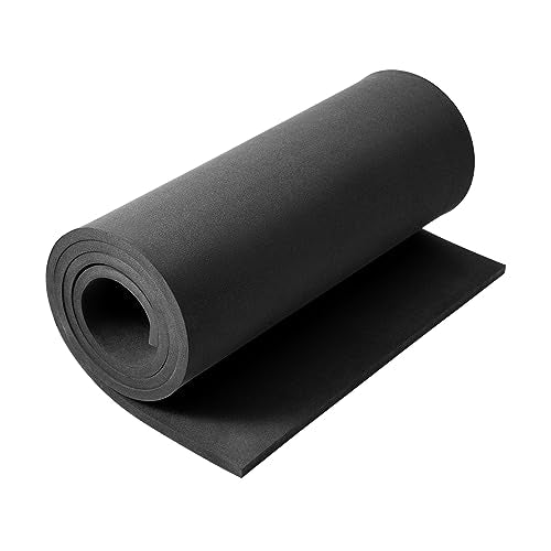 10mm EVA Foam Sheets Rolls for Crafts Black Cosplay Foam 16x59in - color: 16×59in Black, size: 10mm-Thick
