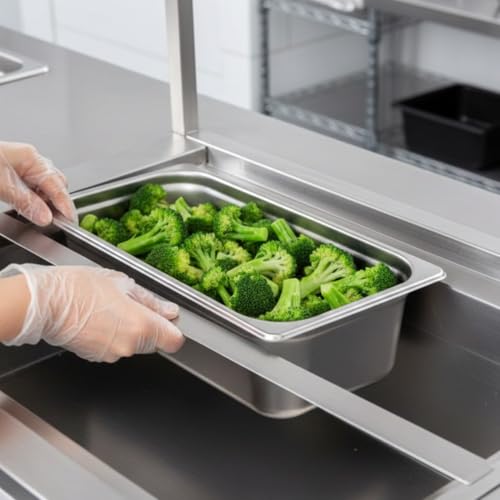 Soro Essential- 20” Stainless Steel Steam Table Hotel Pan Adapter Bar Set of 2- Adapter for Restaurant Anti Jam Steam Pans Food Pan for Commercial Kitchen Supplies and Buffets