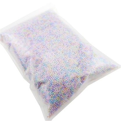 RLECS 25g Macaron Coloured Foam Balls Gift Box Filling Granules 2-3mm Decorative Items DIY Craft Supplies Suitable for Handcrafted Creations and Festive Decorations