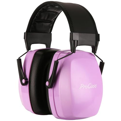 ProCase SNR33dB Noise Reduction Ear Muffs, Adult Hearing Protection - color: Purple