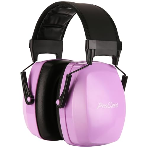 ProCase SNR33dB Noise Reduction Ear Muffs, Adult Hearing Protection - color: Purple