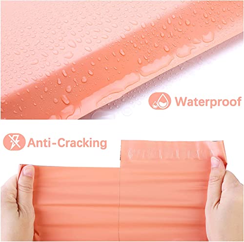 Metronic 10x13 Poly Mailers 300Pcs, Bulk Shipping Bags for Small Business - color: Peach Pink, size: 10x13 300PC