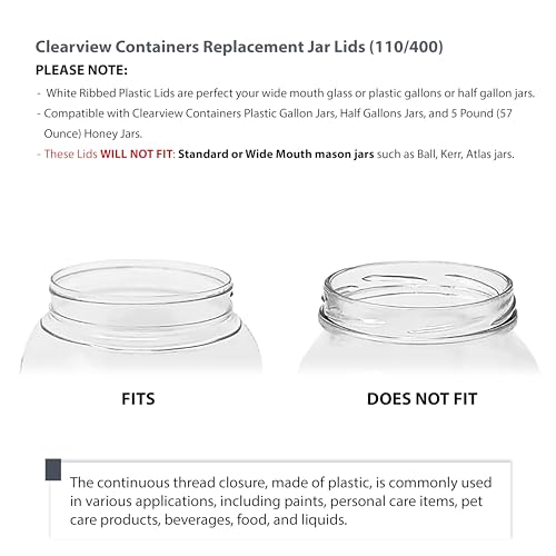 110mm Black Plastic 6 Pack Replacement Lids with Leak Proof Liner - 110/400 Plastic Replacement Lids (6pk, Black Lids) - size: 6pk - 110/400 Black Lid