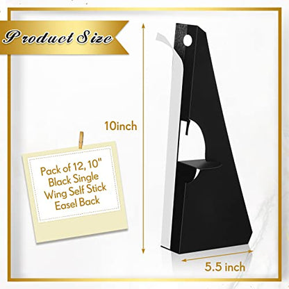 Marspark Poster Stand, 10 Inch, Black, 12 Pack - color: Black, size: 10 Inch