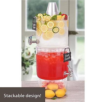 Buddeez Durable 2 Gallon Beverage Dispenser with Stand