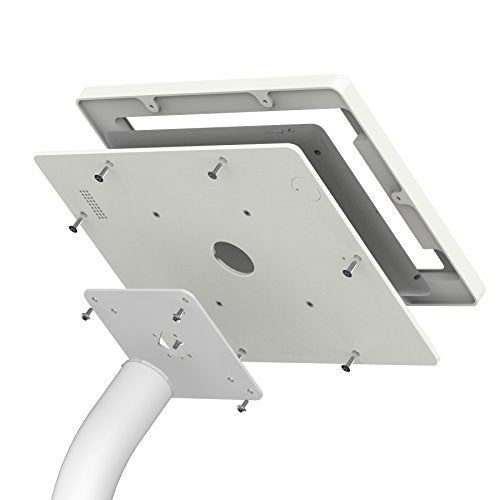 VidaMount White Enclosure and Floor Stand [Bundle] Compatible with iPad 2/3/4 - color: White, size: iPad 2/3/4
