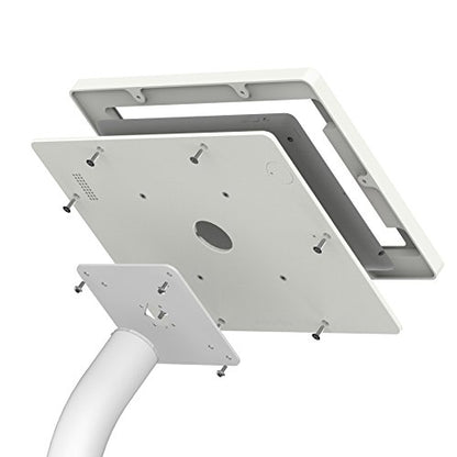 VidaMount White Enclosure and Floor Stand [Bundle] Compatible with iPad 2/3/4 - color: White, size: iPad 2/3/4