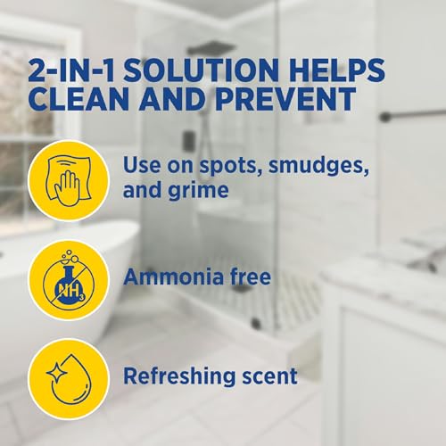 Zep Plus Glass & Mirror Cleaner - 32 Oz. (Case of 12) - R53812 - Keep Your Mirror and Glass Surfaces Clear + Streak-free While Also Preventing Mirror Fog