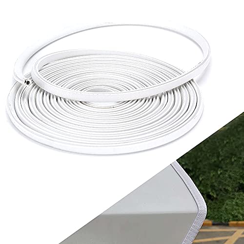 Winunite 65.6ft (20m) No Glue Car Door Edge Guards White - color: white, size: 65.6 ft