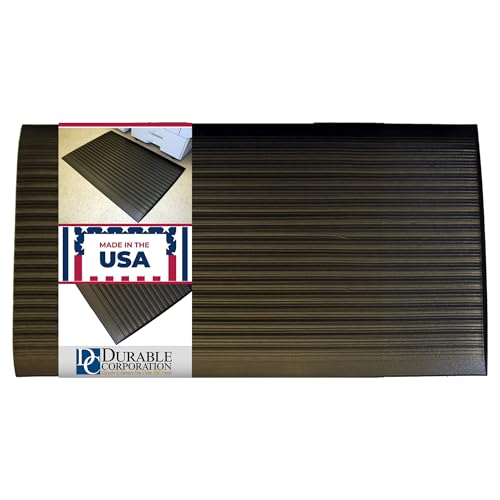 Durable Corporation-586S35BK Sof-Spun 5/8" Anti-Fatigue Floor Mat, 3' x 5', Black - size: 46" x 60"