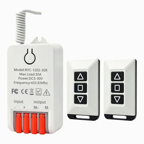 Forward and Reverse Remote Switch DC 12V Motor Remote Control Switch