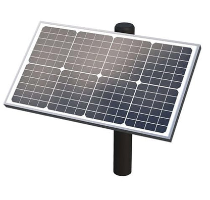 Ghost Controls Pro 30W Single Solar Automatic Gate Opener Bundle with Wireless Keypad and Additional Premium Remote Bundle