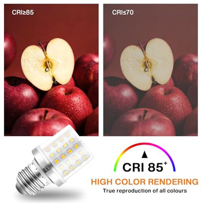 4Pack 900Lumen E26/E27 3 Way LED Bulb, 10W 3 Light Mode Dimmable - color: Warm Light