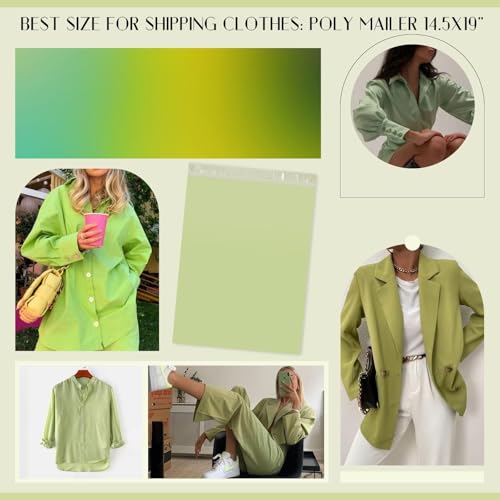 Metronic Poly Mailers 10x13 1200PC Shipping Bags Bulk for Small Business - color: Avocado Green, size: 10X13 1200PC