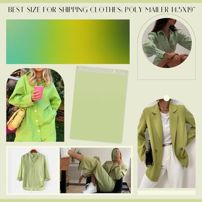 Metronic Poly Mailers 10x13 1200PC Shipping Bags Bulk for Small Business - color: Avocado Green, size: 10X13 1200PC