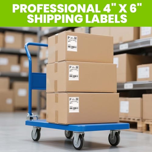ADHES 4x6 Thermal Shipping Labels 10 Pack – 220 Labels Per Roll, 2200 Total