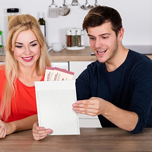 packbabol Bubble Mailers, 6x9 Inch Padded Bubble Mailers Pack of 50 Bubble Envelopes Opaque Self Seal Adhesive Waterproof Bags for Shipping and Packaging (White, 6x9-50Pc) - color: white, size: 6x9-50Pc