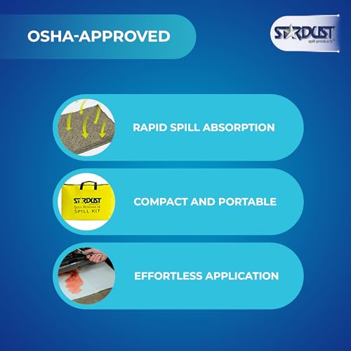 Stardust Spill Products Universal Spill Kit, OSHA Compliant, 6-Pack - size: 6 Pack