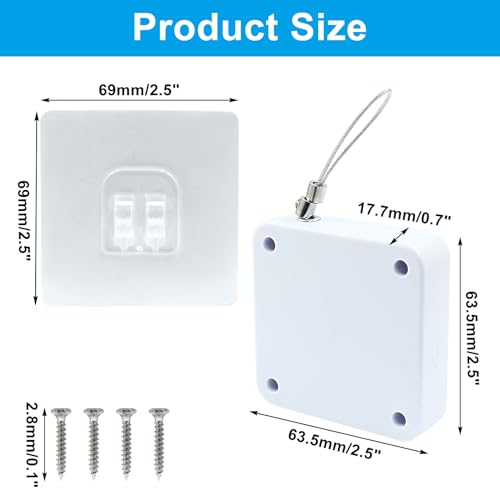 Automatic Sliding Door Closer, White - style: 1pcs-white