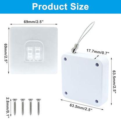 Automatic Sliding Door Closer, White - style: 1pcs-white