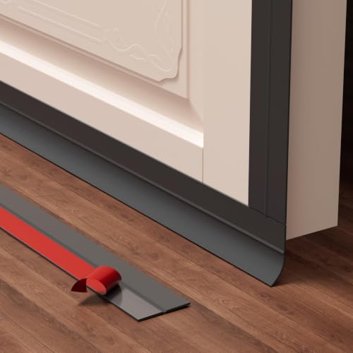 Weather Stripping, 2 in x 20 ft Black Silicone Door Seal Strip - color: Black, size: 2 Inch x 20 Feet