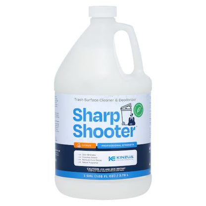 Sharpshooter Trash Can Cleaner, Odor Eliminator & Degreaser, Citrus, 1 Gal - size: 128 Fl Oz (Pack of 1)
